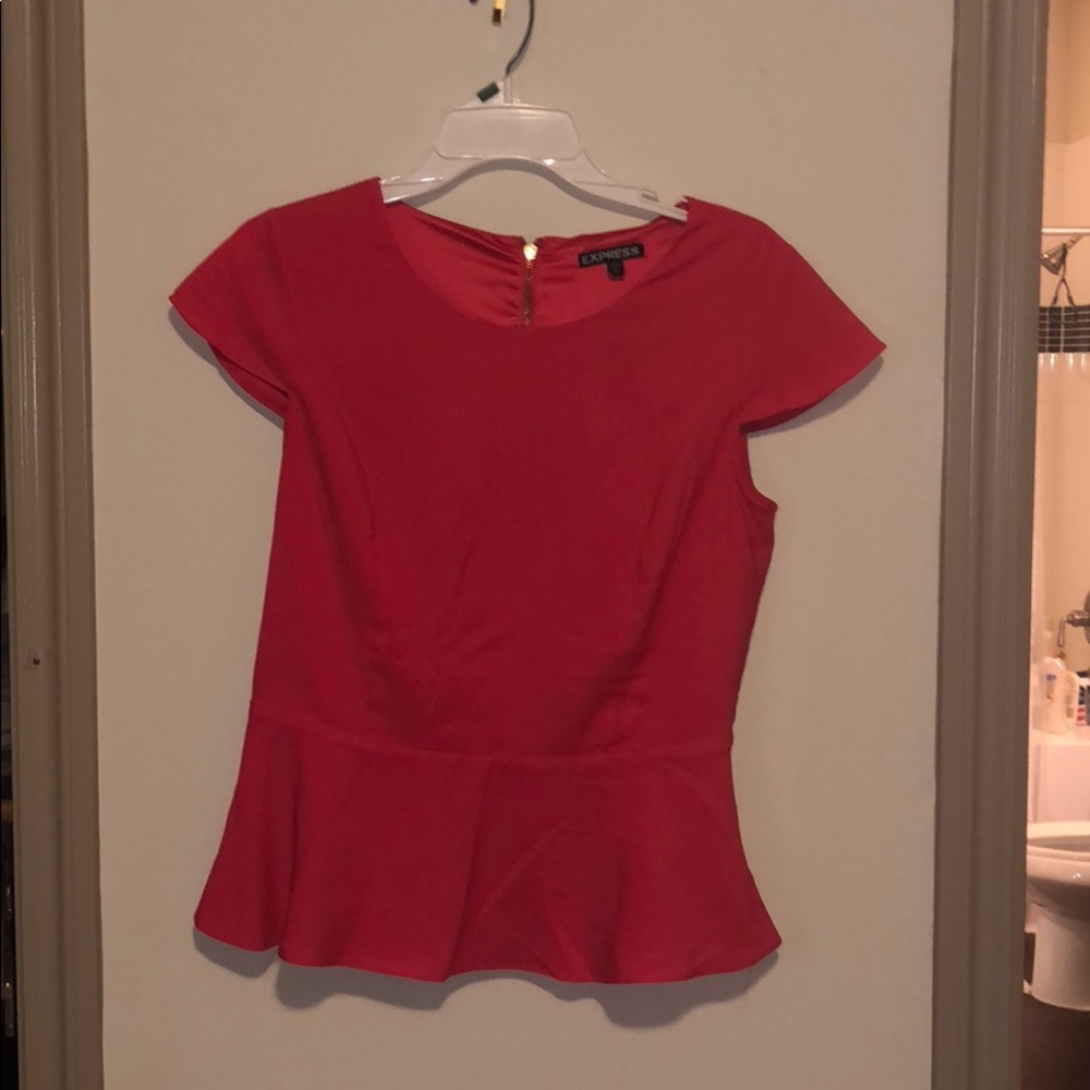 Coral Blouse